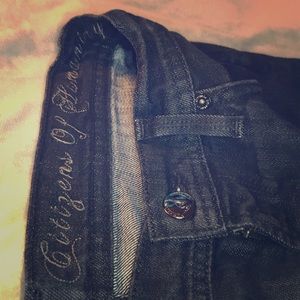 Citizen of Humanity 25 Black Skinny Jeans